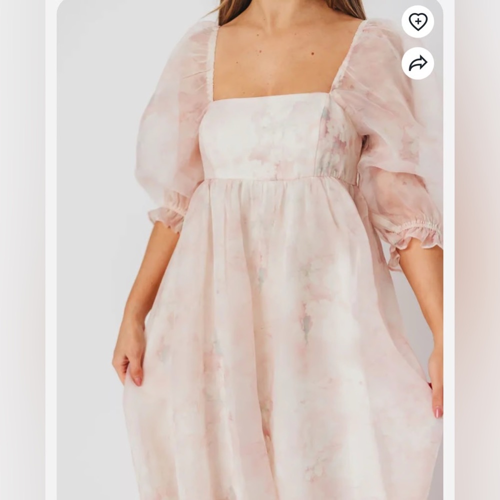 Elegant Pink Long Sleeve Dress